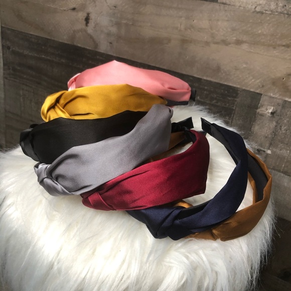 Accessories - Lot of 7 Knot Satin Headbands Accessories - Lot of 7 Knot Satin Headbands